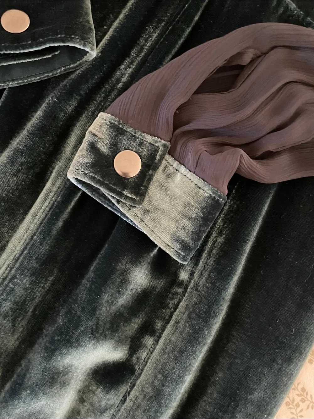 Free People “Amelina” Velvet Dress - NWT